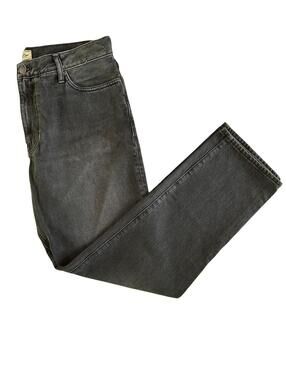 J. Crew Straight-Leg Jeans in Washed Black Loose Fit